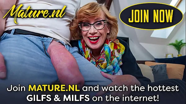 Busty Stepmom Walks In On Her Stepson Jerking Off & Helps Him Cum